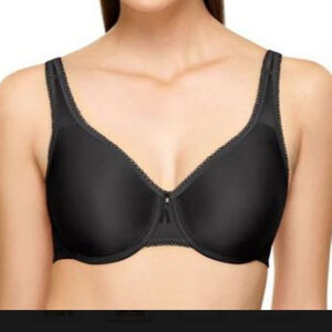 Wacoal Women's Basic Beauty Underwire Bra, Black, 40DDD/42F NEW